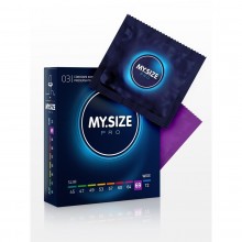 Презервативы MY SIZE размер 69, упаковка 3 шт., из материала Латекс, цвет Прозрачный, длина 22.3 см.