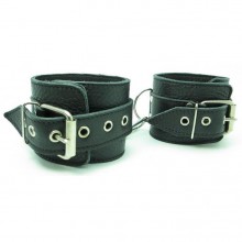 Кожаные наручники, БДСМ Арсенал 51005ars, цвет Черный