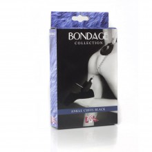 Меховые оковы на ноги «Ankle Cuffs Black», цвет черный, Lola Toys 1020-01lola, из материала Металл, коллекция Bondage Collection