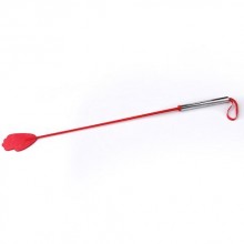 Стек с металлической хромированной ручкой, цвет красный, СК-Визит 6130-2, из материала Латекс, длина 62 см.