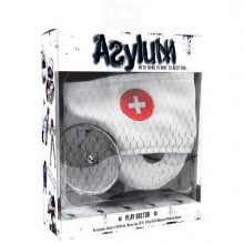 Набор для игры в доктора повязки на голову Asylum, бренд Topco Sales, цвет Белый