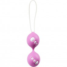 You 2 Toys «Twin Balls» женские вагинальные шарики, Orion 5111700000, из материала Силикон, цвет Розовый, длина 11 см.