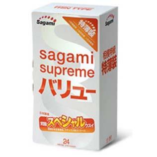 Презервативы ультратонкие из латекса «Xtreme» от компании Sagami, упаковка 24 шт, 143161, цвет Прозрачный, длина 19 см.