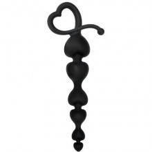 Анальный стимулятор-елочка «Hearty Anal Wand», цвет черный, Toyz4lovers T4L-700926, из материала Силикон