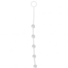 Анальный стимулятор-шарики «Jammy Jelly Anal 5 Beads», цвет прозрачный T4L-700722, бренд Toyz4lovers, длина 39 см.