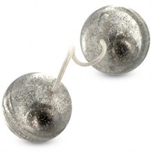 Вагинальные шарики со смещенным центром «Bestseller - Silver Magic Balls» T4L-800675, бренд Toyz4lovers, цвет Серебристый, длина 22 см.