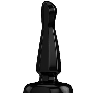Анальная пробка «Bottom Line 5 Model 3 rubber Black», Shots Media SH-BTM010BLK, цвет Черный, длина 13 см.