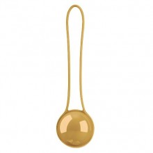 Вагинальный шарик «Pleasure Ball Deluxe Gold», Shots Toys SH-SHT100DGLD, из материала Пластик АБС, цвет Золотой, длина 20 см.