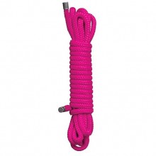 Веревка для бандажа «Japanese Pink», 5 метров, SH-OU042PNK, бренд Shots Media, из материала Нейлон, 5 м.
