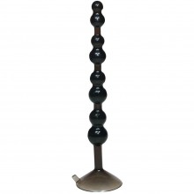 Анальный стимулятор-елочка «Love Throb 7inch», цвет черный, бренд NMC, из материала ПВХ, длина 17.8 см.