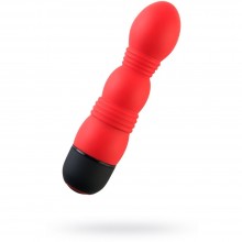 Интимный мини-вибратор, 10 режимов вибрации, цвет красный, серия ToyFa Black & Red, 901333-9, коллекция Black & Red, длина 11.4 см.