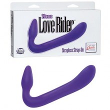 Безремневой страпон Love Rider «Strapless Strap-On», California Exotic SE-1499-50-3, цвет Фиолетовый, длина 22.3 см.