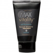 Крем для потенции «Max Vitality» на основе травяной виагры, объем 60 мл, CE8524-02, бренд Classic Erotica, цвет Черный, 60 мл.