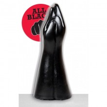 Две сомкнутые руки для фистинга, из материала ПВХ, коллекция All Black, длина 39 см.