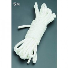 Веревка для связывания из искусственного шелка от компании СК-Визит, цвет белый, длина 5 метров, 5070-3, из материала Ткань, 5 м.