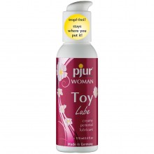 Pjur «Woman ToyLube» инновационный лубрикант для использования с игрушками, объем 100 мл, из материала Силиконовая основа, цвет Прозрачный, 100 мл.