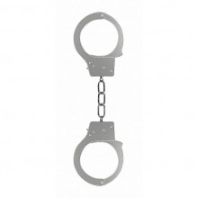 Металлические наручники OUCH «Begginer's Metal Handcuffs», Shots Media SH-OU001MET, цвет Серебристый