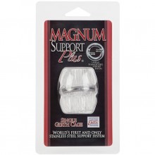 Насадка стимулирующая «Magnum Support Plus Single Girth Cages», цвет прозрачный, SE-1471-10-2, бренд CalExotics, из материала TPR, длина 5 см.