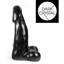 Анальный фаллоимитатор для фистинга большого размера «Dark Crystal Black - 06», цвет черный, 115-DC06, бренд O-Products, из материала ПВХ, длина 28 см.