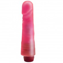 Гелевый интимный вибратор, цвет розовый, Биоклон 221100ru, бренд LoveToy А-Полимер, длина 17.5 см.