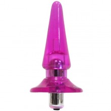 Анальная втулка «Nicoles Vibra Plug» с вибрацией, цвет розовый, CN-371410500, из материала ПВХ, длина 8.5 см.