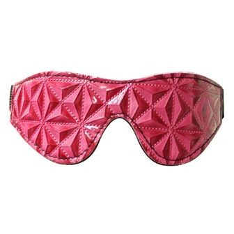 Маска для БДСМ игр «Eye Mask», цвет розовый, EK-3101, бренд Aphrodisia, из материала ПВХ