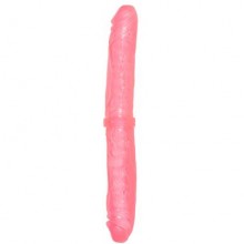 Фаллоимитатор двойной гнущийся «Bend-It Double Dong» от компании Gopaldas, цвет розовый, 05-119cpr bcd gp, из материала ПВХ, длина 33 см.