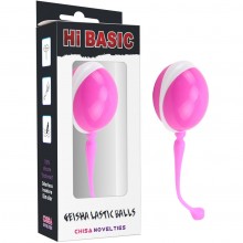 Вагинальный шарик «Geisha Lastic Balls», диаметр 3.5 см, цвет розовый, CN-150101021, бренд Chisa Novelties, диаметр 3.5 см.