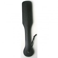 БДСМ шлепалка из ПВХ, цвет черный, MLF-90029-1, бренд NoTabu