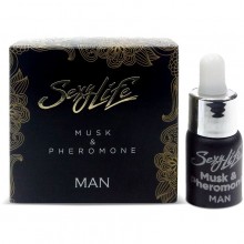 Мужские духи «Sexy Life Musk & Pheromone», объем 5 мл, бренд Парфюм Престиж, 5 мл.