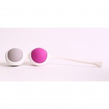 Вагинальные шарики разного веса, тяжелые, 47174-MM, из материала Силикон, цвет Розовый, длина 16 см.