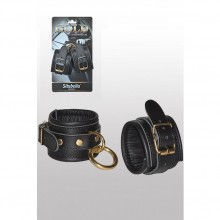 Кожаные наручники с круглым карабином из коллекции «Sitabella Gold Collection», 3062-1G, бренд СК-Визит
