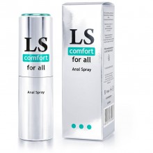 Lovespray «Comfort Anal Spray» анальный спрей лубрикант, объем 18 мл, LB-18006, бренд Биоритм, цвет Прозрачный, 18 мл.