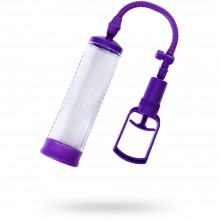 Мужская вакуумная помпа Sexus Men «Erection», цвет фиолетовый, 709004-4, из материала Пластик АБС, длина 23 см.