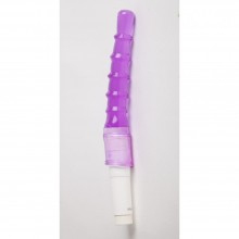 Анальный вибратор фиолетовый ребристый 47168-MM, бренд White Label, длина 23 см.