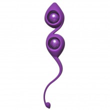 Вагинальные шарики со смещенным центром «Emotions Gi - Gi Purple», цвет фиолетовый, Lola Toys 4003-01Lola, из материала Силикон, длина 19.5 см.