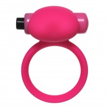 Эрекционное виброколечко «Emotions Heartbeat Pink», цвет розовый, Lola Toys 4006-01Lola, из материала Силикон, длина 4 см.