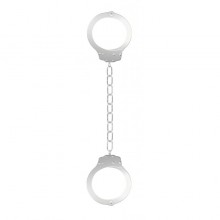 Белые металлические наручники «Metal White», Shots Toys SH-SHT364WHT, длина 44 см.