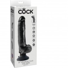    3  1    9 Vibrating Cock With Balls,  , 5408-23 PD,  King Cock,  22.9 .