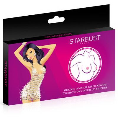 «Starbust Nipple Covers Silicone» телесные наклейки на соски, бренд Sas Editions Concorde, из материала Силикон, цвет Телесный