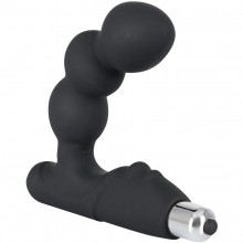 «Rebel Bead-Shaped Prostate Stimulator» стимулятор простаты с вибрацией, бренд Orion, из материала Силикон, цвет Черный, длина 14 см.