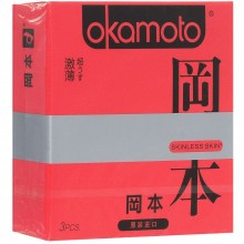 Презервативы Okamoto «Skinless Skin Super Thin», в упаковке 18 штук, 89719Ok, из материала Латекс