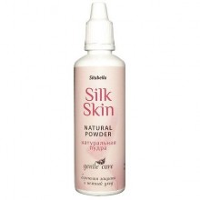 Пудра-присыпка для интимных игрушек Silk Skin «Natural Powder», 30 грамм, бренд СК-Визит, из материала Тальк, цвет Белый, 30 мл.