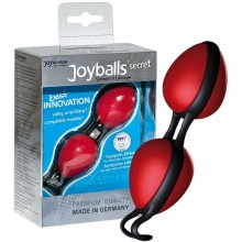 Joyballs Secret вагинальные шарики красные со смещенным центром тяжести 85 гр. 15002, бренд JoyDivision, цвет Красный, длина 10.5 см.