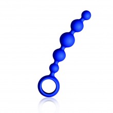 Joyballs Wave анальный стимулятор короткий, цвет синий, 15794, бренд JoyDivision, длина 17.5 см.