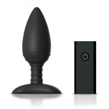 Анальная вибровтулка «ACE S» с пультом ДУ, Nexus ACE003, цвет Черный, длина 6.5 см.