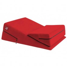Набор подушек для секса «Wedge/Ramp Combo» от компании Liberator, цвет красный, 11215103, из материала Ткань