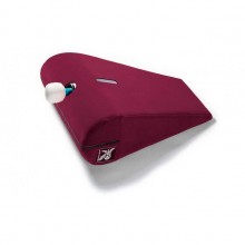 Liberator «R-Axis Magic Wand» подушка для секса малая с отверстием под массажер, рубиновый вельвет, из материала Ткань