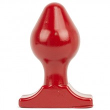 Большая анальная пробка для фистинга «All Red», 115-ABR72, бренд O-Products, цвет Красный, длина 16 см.