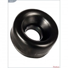 Кольцо уплотнительное для мужских помп, цвет черный, Eroticon 30475, из материала TPR, диаметр 2 см.